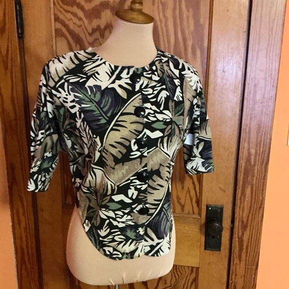 Vintage 80s Tropical vibes shirt - Picture 4 of 12